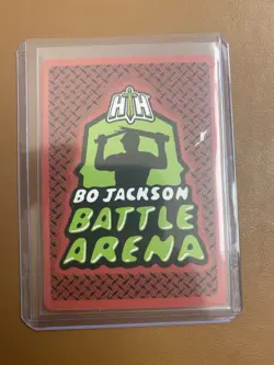 Bo Jackson Battle Arena PB Buckets First Edition Rookie Foil Card #130 Fire 2023 - Image 2