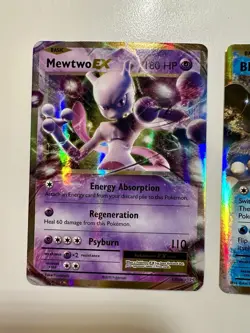 Pokemon EX Holo Card Lot - Mewtwo EX, Blastoise EX - Evolution 2 Cards Mint - Image 2