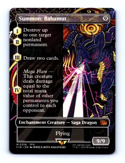 Summon: Bahamut (Borderless) Final Fantasy Regular - Image 1