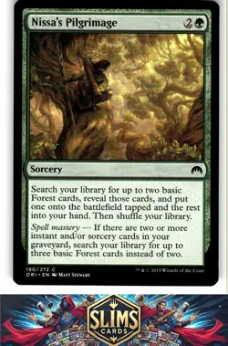 Magic the Gathering MTG Magic Origins Nissa's Pilgrimage #190 Buy 2 Get 1 - Image 1