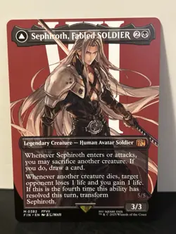 Sephiroth, Fabled SOLDIER & One-Winged Angel (FFVII) M 0382 FIN - Image 1