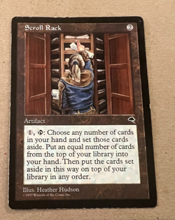 Scroll Rack - Tempest - MTG - Magic the Gathering - Image 1