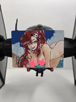 MTG Mountain, Yoko Littner, Waifu, Alter, Hand Painted BAZAYO, 18+ - Image 1