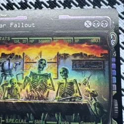 NUCLEAR FALLOUT FOIL [Showcase] - Rare - PIP Fallout MTG 0331 Free Ship - Image 3