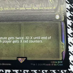 NUCLEAR FALLOUT FOIL [Showcase] - Rare - PIP Fallout MTG 0331 Free Ship - Image 4