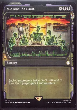 Nuclear Fallout - 331 Showcase Not Foil MTG Fallout - Image 1