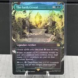 Magic The Gathering The Earth Crystal (Borderless) Final Fantasy Foil Beautiful - Image 4