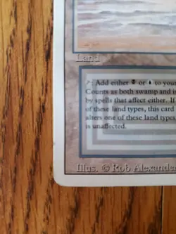 Magic The Gathering UNDERGROUND SEA REVISED (1994) Lightly Played SEE PHOTOS - Image 3