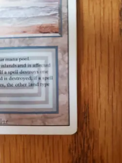 Magic The Gathering UNDERGROUND SEA REVISED (1994) Lightly Played SEE PHOTOS - Image 4