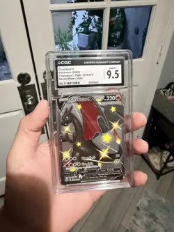 2020 Pokemon Charizard v Champions Path Gem Mint 9.5 CGC Grade - Image 1