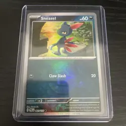 SNEASEL 061/131 C NM/M PRISMATIC EVOLUTIONS POKEMON MASTERBALL REVERSE HOLO - Image 1