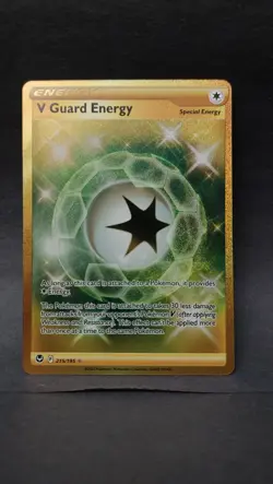 V Guard Energy 215/195 - Silver Tempest Gold Secret Rare Holo Pokemon TCG - NM - Image 1