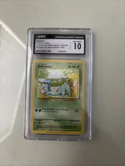 Pokemon Venusaur & Lugia ex Deck- BULBASAUR - 001/034 CGC Graded Gem Mint 10 - Image 1