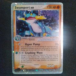 2004 Pokemon EX Team Magma VS Team Aqua 95 Swampert Ex-holo - Image 1