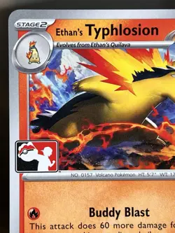 Ethan's Typhlosion 034/182 Prize Pack Series 8 Play Pokemon Stamped Non-Holo NM - Image 2