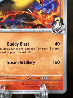 Ethan's Typhlosion 034/182 Prize Pack Series 8 Play Pokemon Stamped Non-Holo NM - Image 5