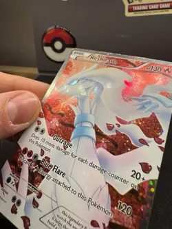 Reshiram RC22/RC25 Legendary Treasures Ultra Rare Full Art Holo Pokemon - Image 3