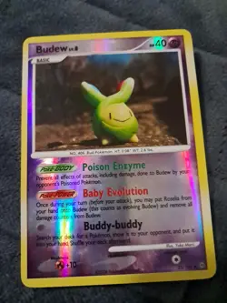 Pokemon TCG; Budew 33/100 - Stormfront Reverse Holo - MP - Image 1