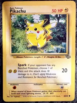 Pikachu Red Cheeks | Pokemon TCG: Jungle English LP - Image 1