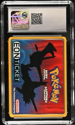 Eon Ticket Promo CGC 7 NM 2003 Pokemon E-Reader Ruby & Sapphire Version - Image 2