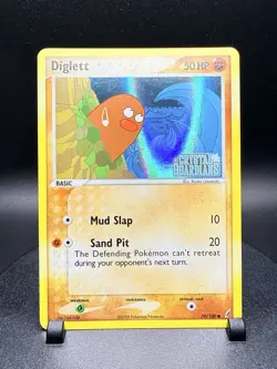 Diglett 50/100 Pokemon Crystal Guardians Reverse Holo Stamped - Image 1