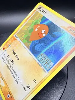 Diglett 50/100 Pokemon Crystal Guardians Reverse Holo Stamped - Image 3