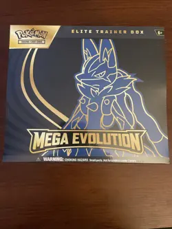 Pokemon TCG Mega Evolution Lucario Elite Trainer Box - ETB - NEW - Sealed - Image 1