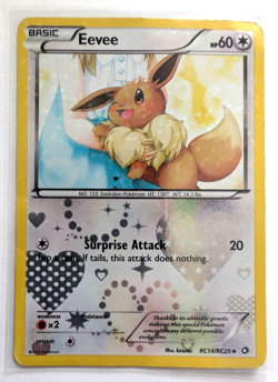 Eevee RC14/RC25 Legendary Treasures Radiant Collection Pokemon - Reverse Holo - Image 2