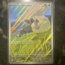 Hop’s Wooloo 170/159 Pokemon TCG Journey Together Illustration Rare Full Art NM - Image 1