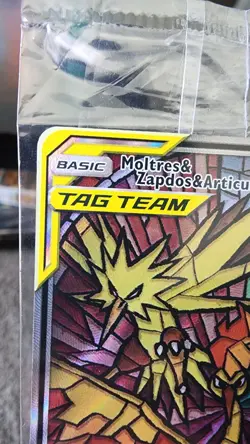 Tag Team Moltres & Zapdos & Articuno GX SM210 Promo Pokemon - Image 2