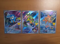 Pokemon TCG: First Partner Illustration Promo Set - Sinnoh Starters Gen 4 - Image 1
