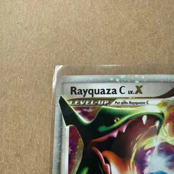 Rayquaza C Lv.X 146/147 Supreme Victors Holo Pokemon 2009 Rare moderate play - Image 2