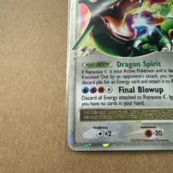 Rayquaza C Lv.X 146/147 Supreme Victors Holo Pokemon 2009 Rare moderate play - Image 4