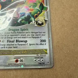 Rayquaza C Lv.X 146/147 Supreme Victors Holo Pokemon 2009 Rare moderate play - Image 5