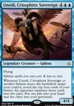 1x Unesh, Criosphinx Sovereign MTG Hour of Devastation NM Magic Regular - Image 1