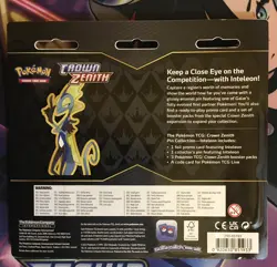 🔥Pokemon CROWN ZENITH Pin Collection 3 Pack Blister *Inteleon* New/Sealed!🔥 - Image 3