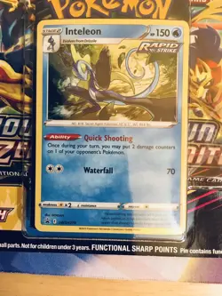 🔥Pokemon CROWN ZENITH Pin Collection 3 Pack Blister *Inteleon* New/Sealed!🔥 - Image 5