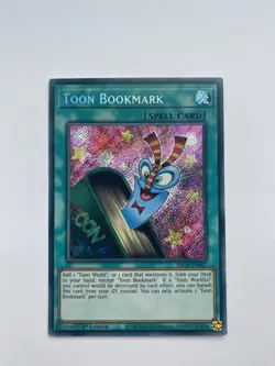 BLCR-EN067 Toon Bookmark Secret Rare 1st Edition YUGIOH - Image 1