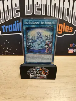 Ryu-Ge Realm - Sea Spires CRBR-EN038 Super Rare 1st Edition YuGiOh - Image 1