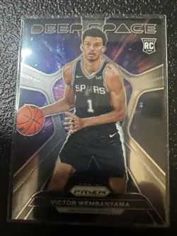 2023-24 Panini Prizm - Deep Space Victor Wembanyama #1 Silver Prizm (RC) - Image 1