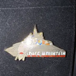 Disney Space Mountain Mickey Mouse Pin Single Attraction Collectible Y2K 2000 - Image 2