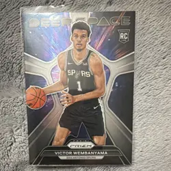 Panini Prizm Deep Space Rookie Victor Wembanyama Card #1 Spurs 2023-24 - Image 1
