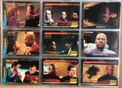 A Complete Set of Skybox Star Trek Deep Space Nine Trading Cards (82) - Image 1