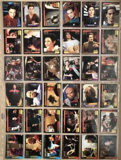 A Complete Set of Skybox Star Trek Deep Space Nine Trading Cards (82) - Image 2