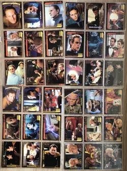 A Complete Set of Skybox Star Trek Deep Space Nine Trading Cards (82) - Image 3