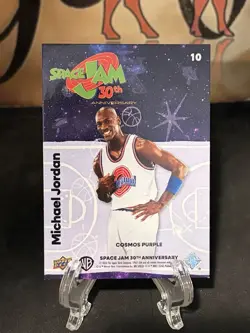 2026 Upper Deck Space Jam 30th Anniversary Michael Jordan #10 Cosmos Purple - Image 2