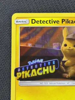 Pokemon TCG Detective Pikachu Stamped SM190 Black Star Promo - Image 2