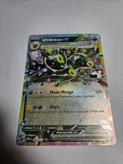 Pokemon TCG Umbreon EX Play! Prize Pack Series 7 Stamped Card 060/131 NM-MT - Image 1
