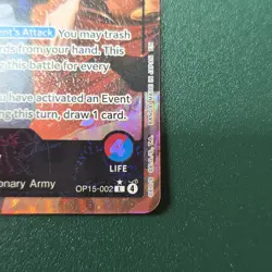 Bandai One Piece OP15-002 Lucy Alt Art Leader EB-04 - Image 2