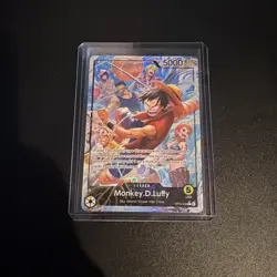 Monkey D Luffy OP15-098 Alt Art Leader English Adventure On Kami's One Piece - Image 1